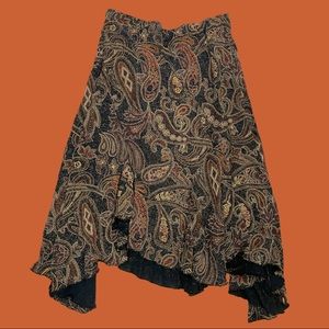 Long multicoloured skirt